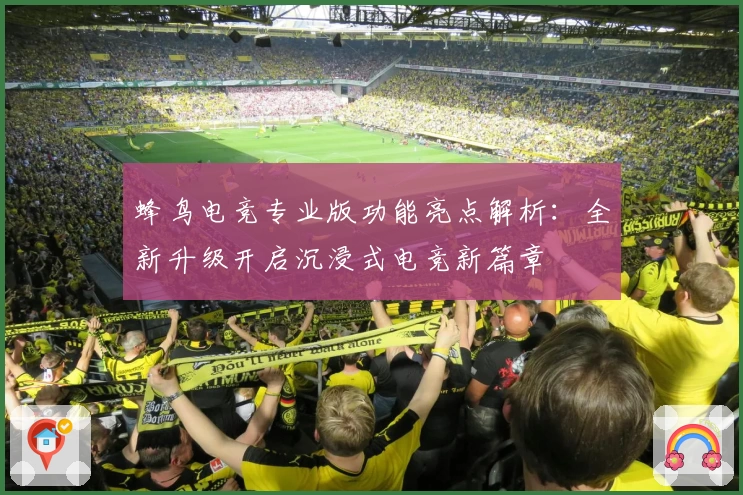 蜂鸟电竞专业版功能亮点解析:全新升级开启沉浸式电竞新篇章